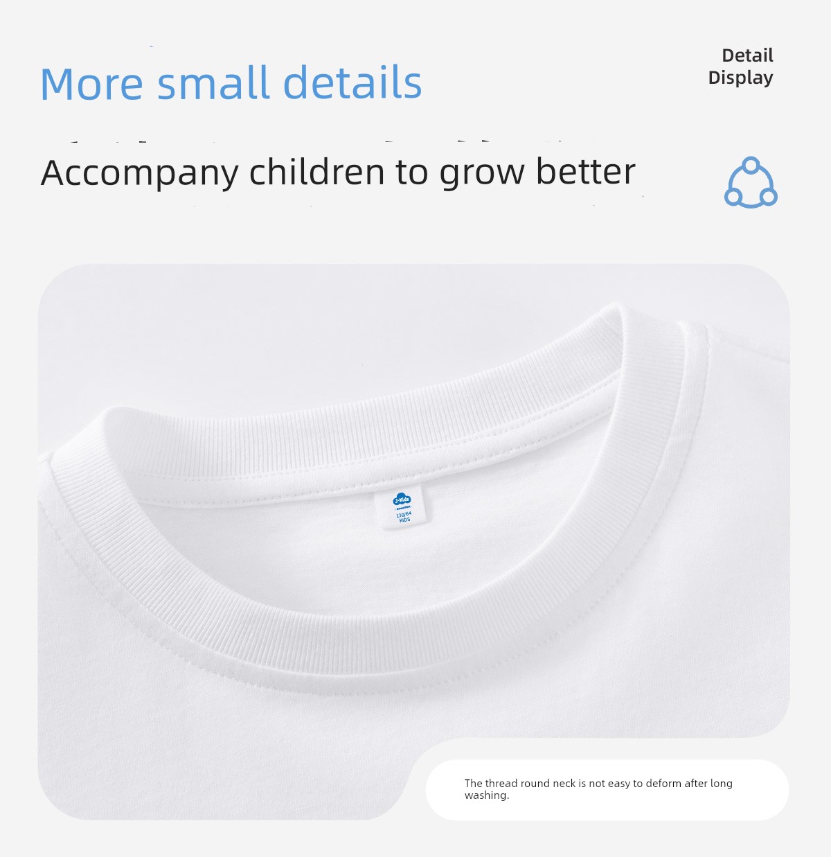 Zhenvis J. Kids Kids White Short Sleeve Summer Pure Cotton Three-Proof Half Sleeve Pure Color New Arrival Boys Girl T-Shirt — 22