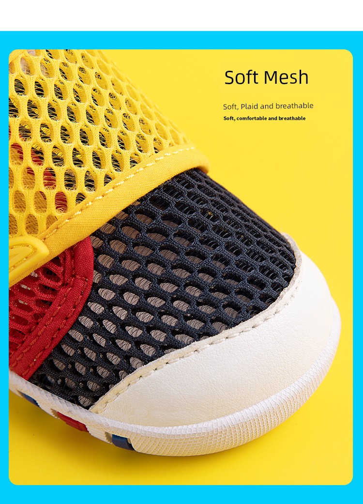 Kilopu 2026 Summer Hollow-Out Soft-Soled Baby Walking Shoes Breathable Mesh Non-Slip Anti-Fall Heel Baby Shoes for Boys and Girls — 6