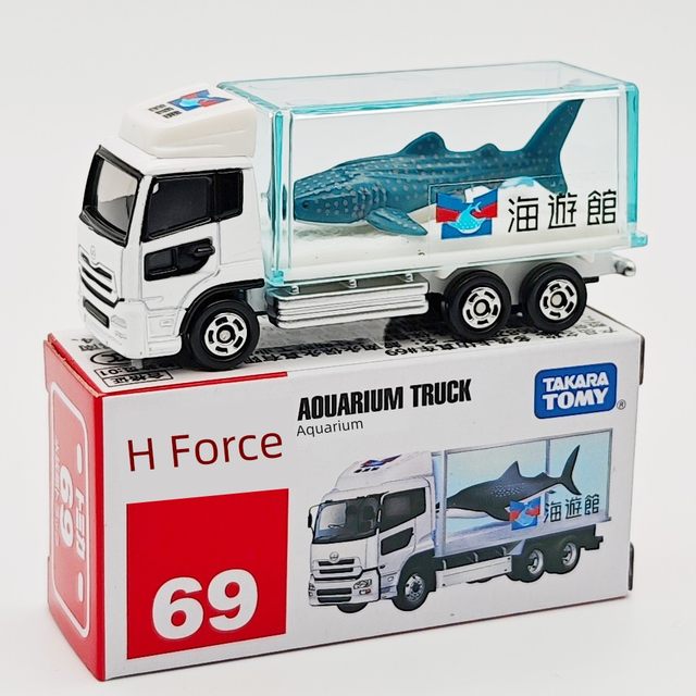 Genuine Domeka alloy car simulation aquarium transport vehicle model small car boy toy car collection car model