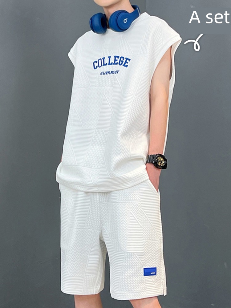 Maiteyou Sleeveless vest waistcoat Bodybuilding motion T-shirt