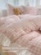 Princess Style Girls Heart Four-Piece Set Partial Cotton Pure Cotton Pink Lace Quilt Set Door Bed Single Bed Three-Piece Set