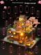 Chinese style DIY hut, world-famous fairyland ancient town building villa handmade model house birthday gift for women