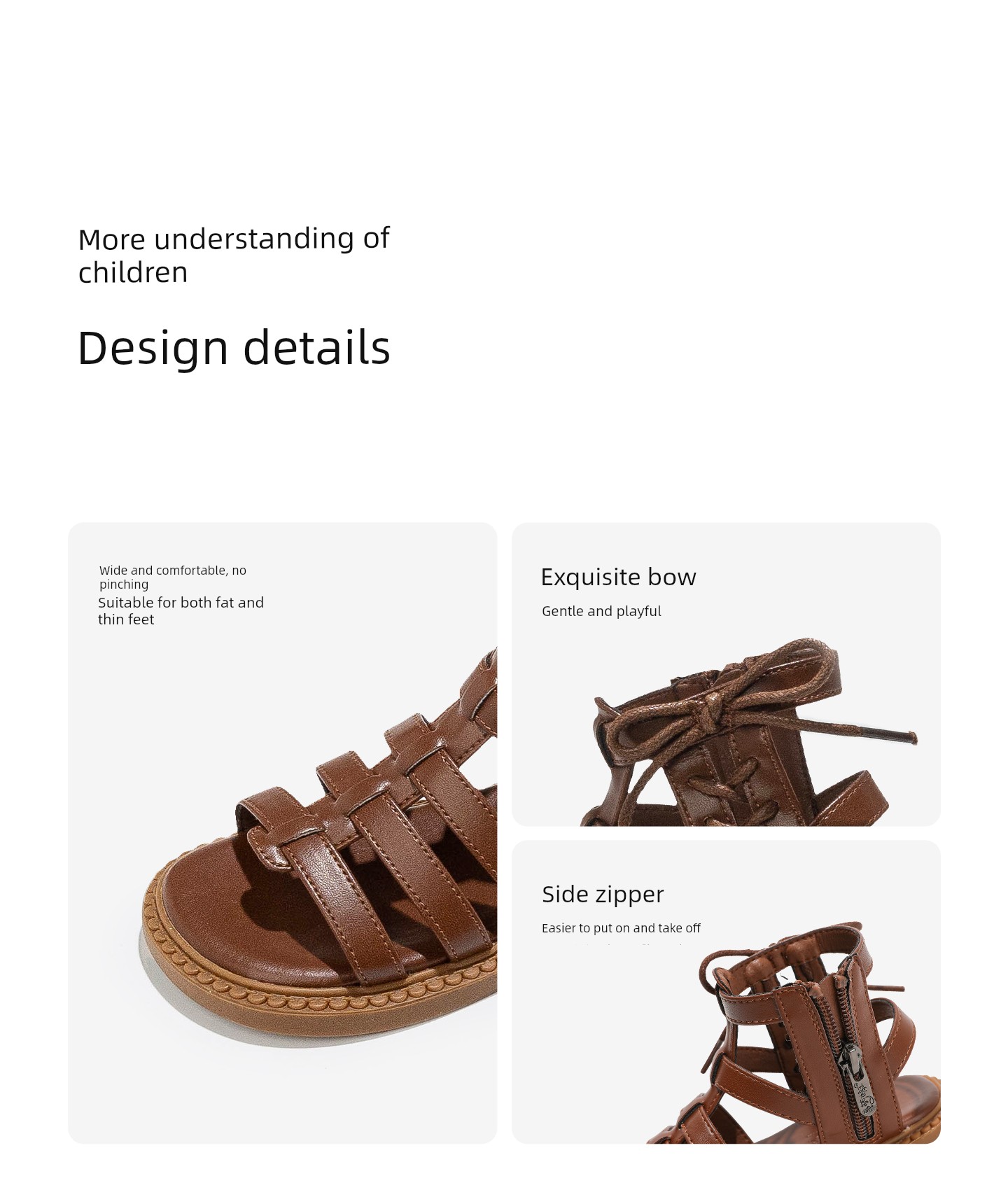 Girls' Sandals, Kidsren's Roman Shoes, 2026 New Models, Soft-Soled Shoes for Middle and Large Kidsren, Summer Shoes for Girls, Summer Shoes for Girls — 17