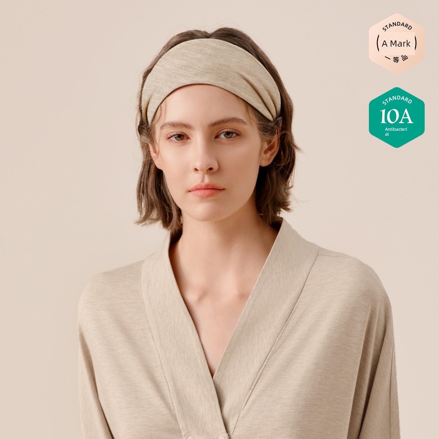Sohiwoo Postpartum Headband for Pregnant Women, Windproof Postpartum Hat, Autumn and Winter Bamboo Cotton Class a Postpartum Supplies — 2