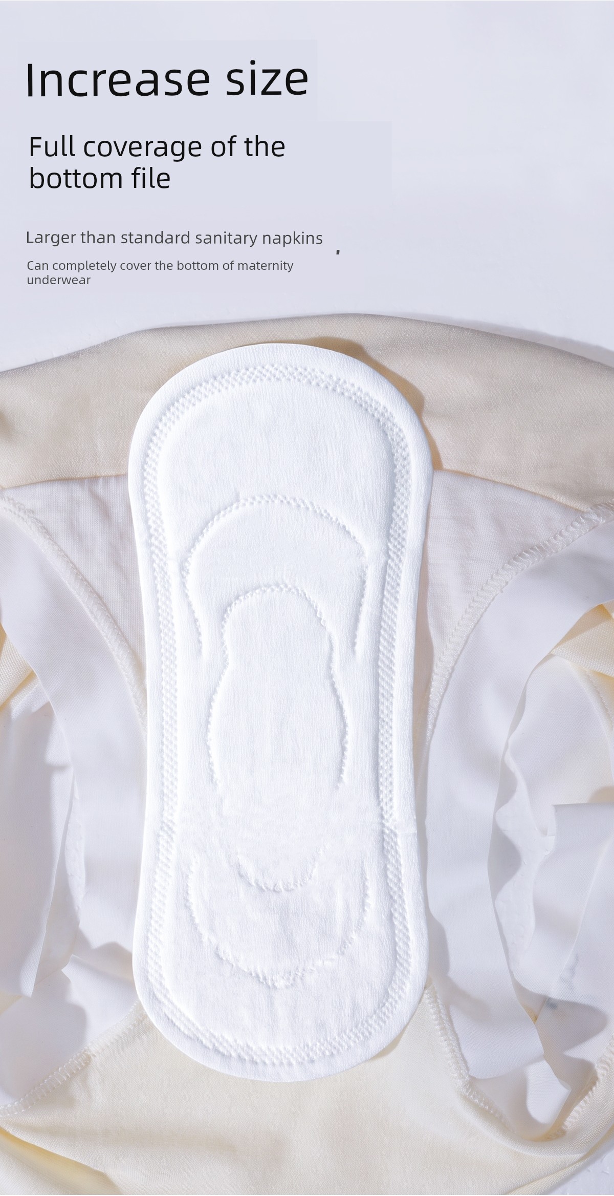 Wowai Maternity Sanitary Pads, Maternity Sanitary Napkins, Pregnancy Pads, Leak-Proof Widened and Lengthened Nursing Pads — 6