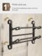 Folding shoe rack Household door 2025 new hot storage artifact space-saving multi-layer punch-free slipper rack