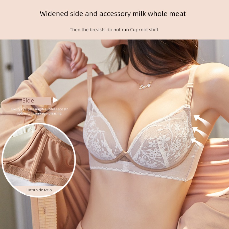 Small chest Significantly larger ma'am Wireless  suit summer Underwear