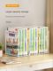 Bookshelf desktop small bookcase desk storage shelf picture book desk book artifact children's iron book storage box