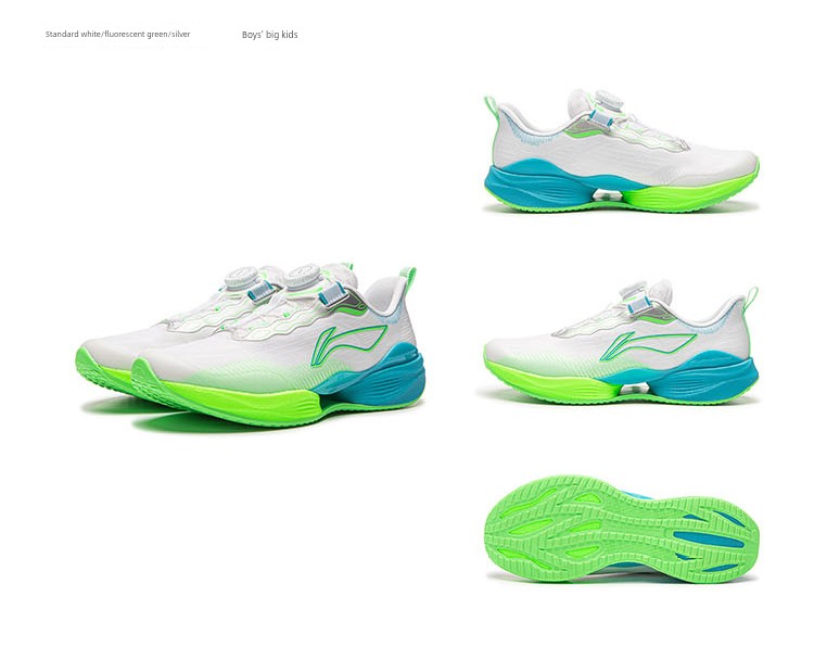 Li Ning Kidsren's Sports Shoes for Boys 2026 Autum New Model for Teenagers and Middle School Students Ultra-Light 22-Button Professional Running Shoes — 15