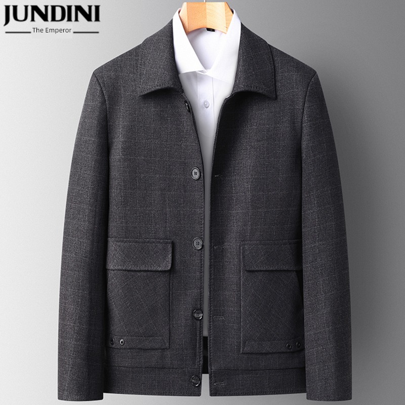 Middle aged and old people Wool grandpa father Spring  Jacket