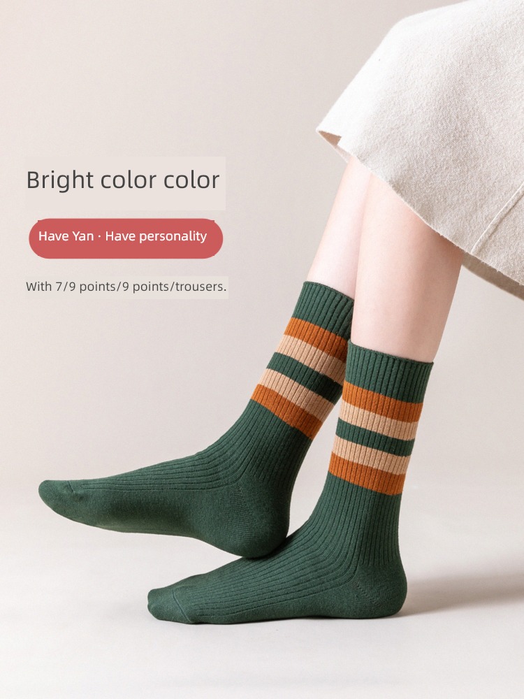 Autumn and winter ma'am Deodorization Cotton Big size lovers Socks