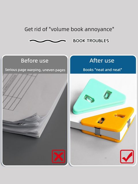 Zhiyuan triangle folder folder corner folder multi-function storage and sorting data clip pull rod transparent test paper folder stationery paper clip book clip bill clip long tail clip hand account clip