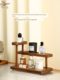 Wooden walnut porch table top storage rack storage solid wood cup holder coffee tea set perfume storage rack