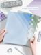 Gradient multi-layer folder simple A4 file bag for students using large-capacity test papers to organize storage bags