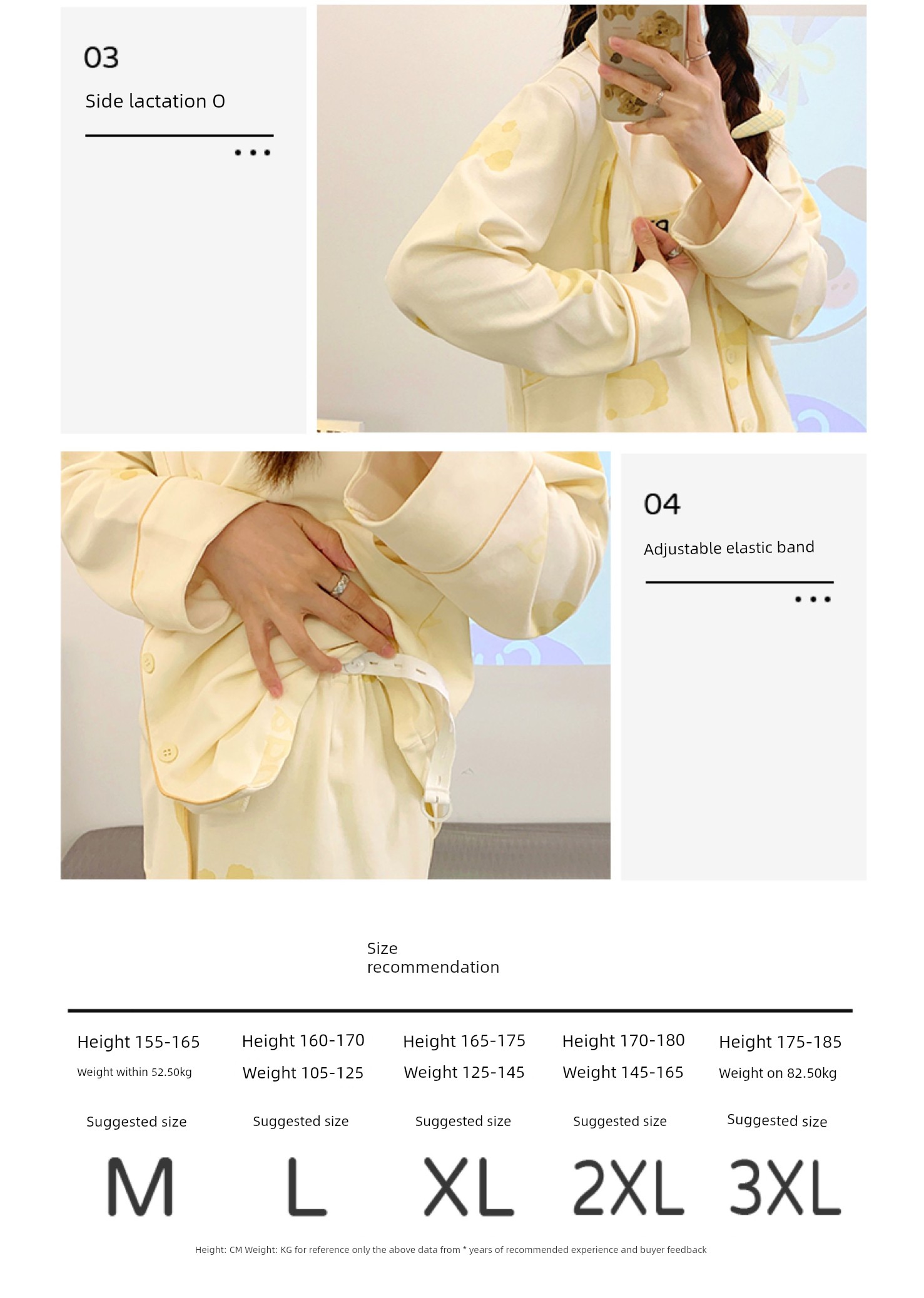 With Chest Pad Pure Cotton Spring and Autumn Nursing Clothing Confinement Clothing — 4