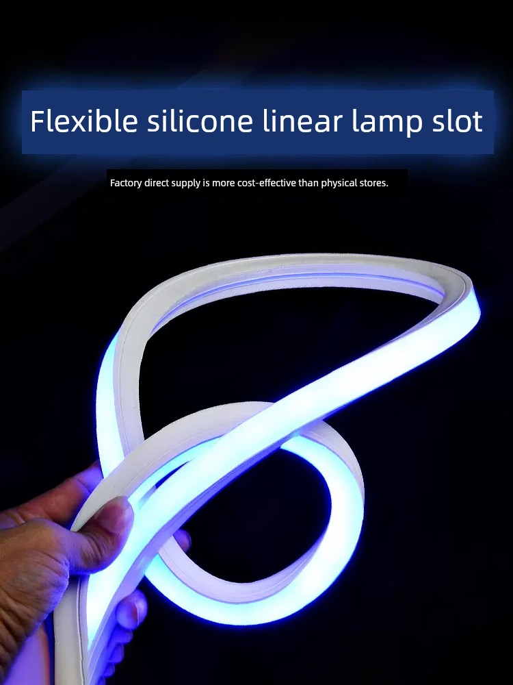 Flexible Silicone Living Room Casing Linear Self-Adhesive Light Strip