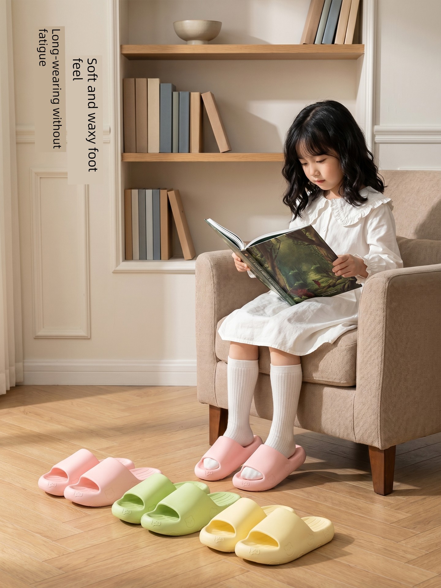 2026 New Model Children's Slippers for Girls, Summer Indoor Home Bathroom Non-Slip Eva Soft-Soled Sandals for Boys — 2