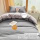 MUJI University Dormitory Bed Three-Piece Cotton Pure Cotton Quilt Cover Single Bed Sheet Quilt Cover