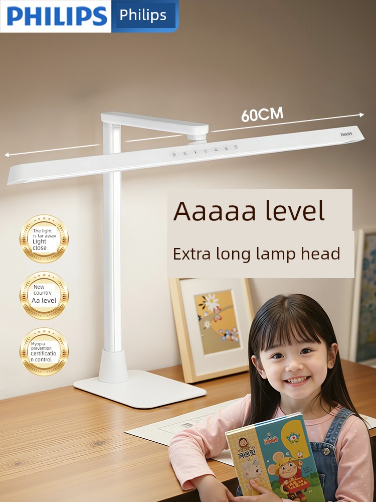 Philips Desk Lamp for Eye Protection, Special for Kidsren and Primary School Students to Do Homework, Reading Lamp, Desk Work Lamp, Anti-Myopia