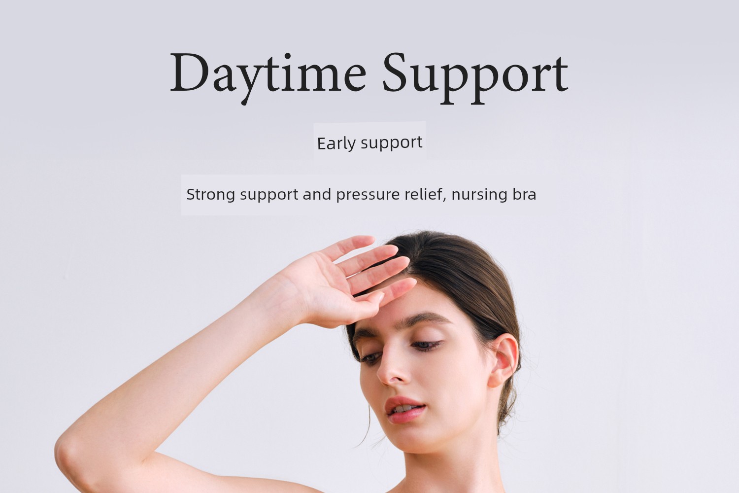 Domiamia Large-Breasted Nursing Bra Anti-Sagging Support Maternity Bra Large Size Postpartum Nursing Bra — 7