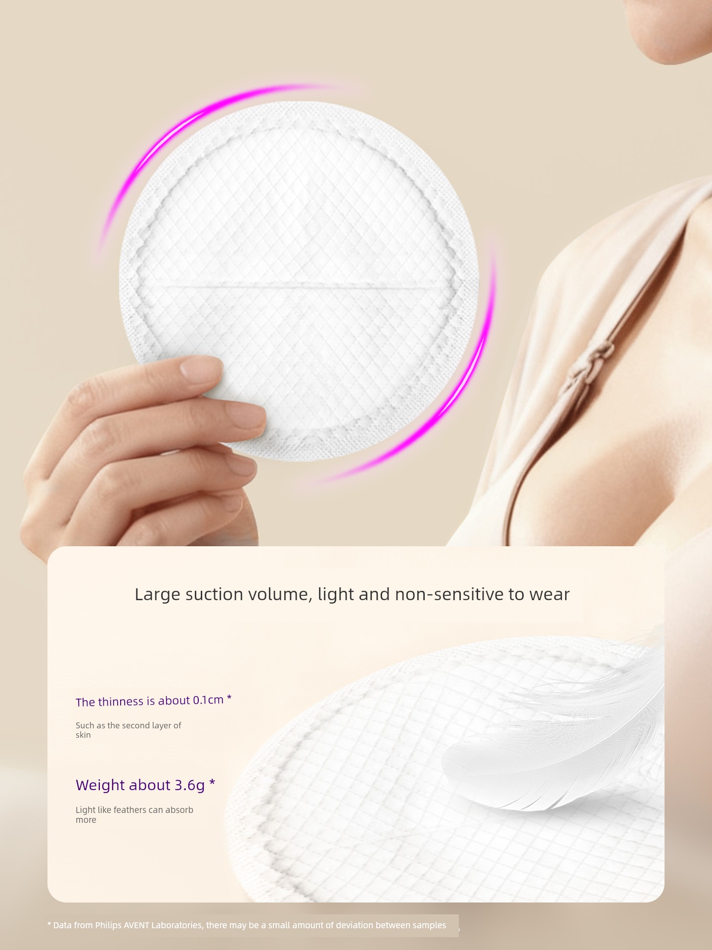 Philips AVENT Anti-Overflow Breast Pad Breastfeeding Postpartum Disposable Breathable Milk Leak-Proof Pad Breast Pad 2 Boxes — 4