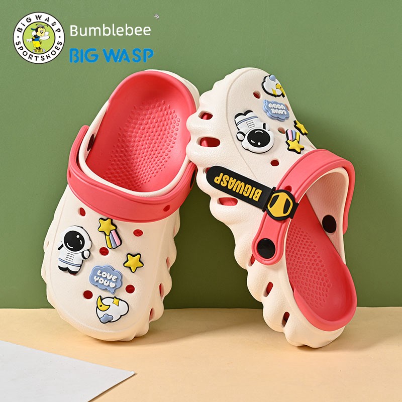 Bumblebee Boy Sandals Summer Children's Hole Shoes — 7