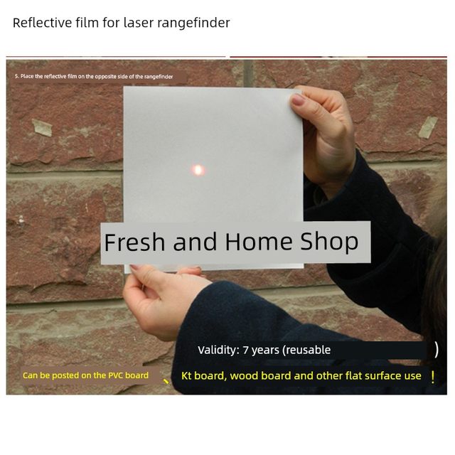 Laser rangefinder infrared electronic ruler vibrator outdoor special reflective film reflector plate balancer reflective paper