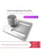 Cold storage door pulley cold storage sliding door lower guide wheel U-shaped lower track pulley slide guide wheel universal wheel
