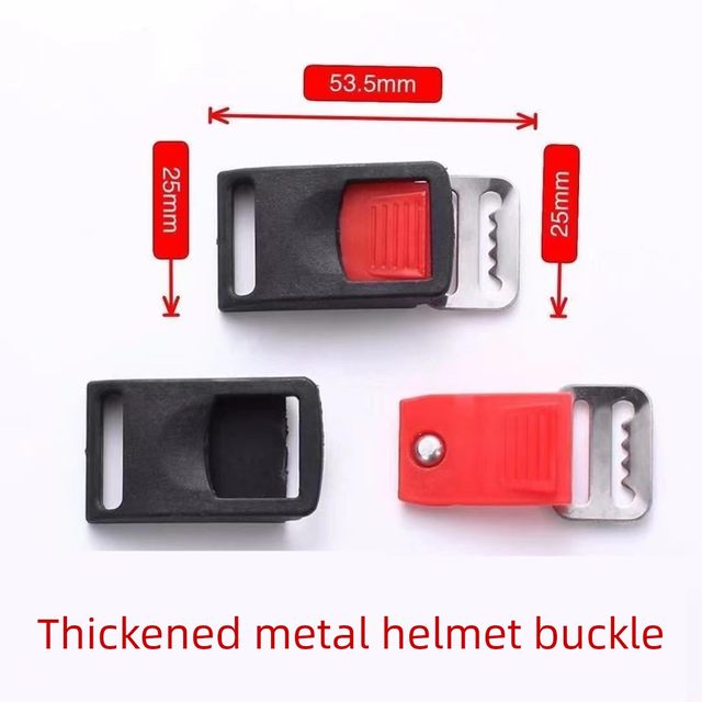 Electric vehicle safety helmet with buckle motorcycle helmet accessories hat buckle lock buckle latch male and female universal belt