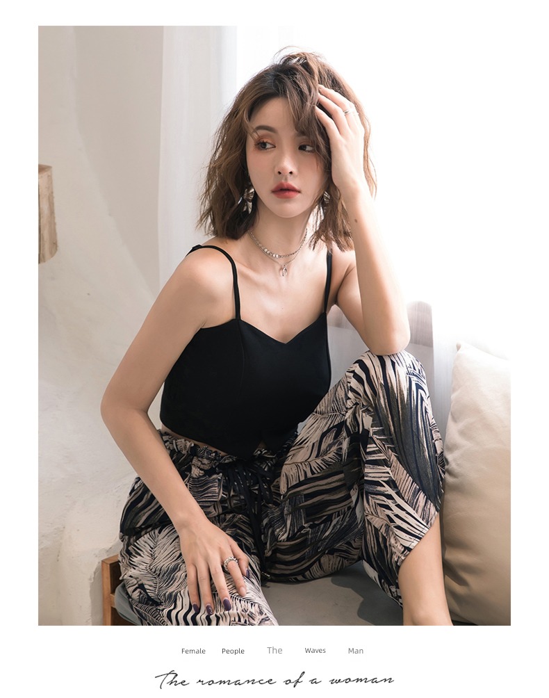 Beautiful back suit Inner lap spring and autumn Fat mm camisole vest