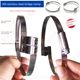Guangdong Province 304 stainless steel bridge clamp corrugated pipe clamp throat clamp hose clamp tube clamp left-hand rotation right-hand rotation hot sale