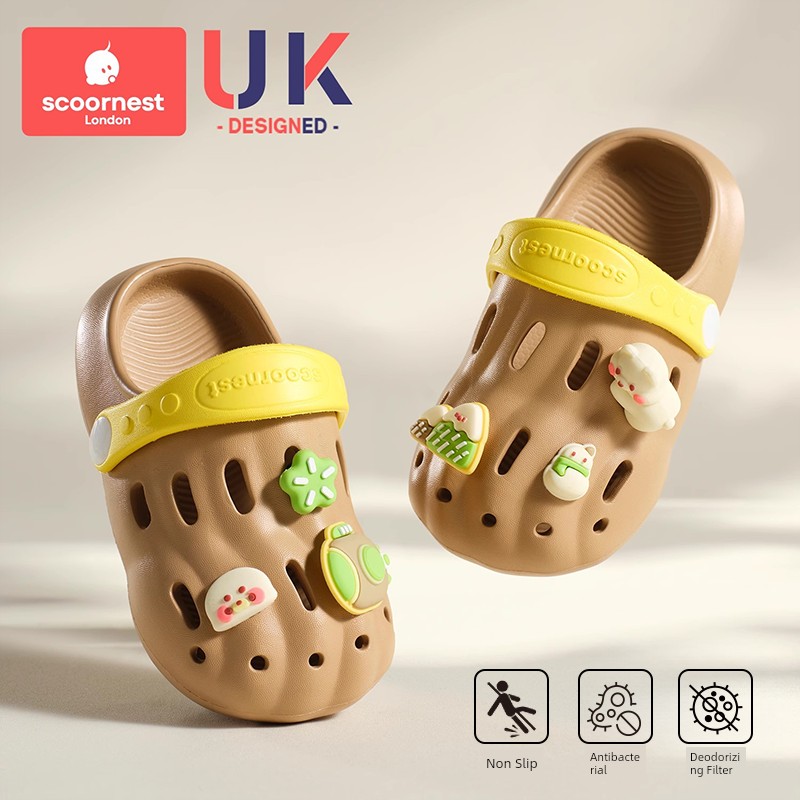 Kechao Kidsren's Clogs Summer Boys' Sandals Indoor Home Bathing Baby Beach Slippers Non-Slip Girls' Slippers — 2