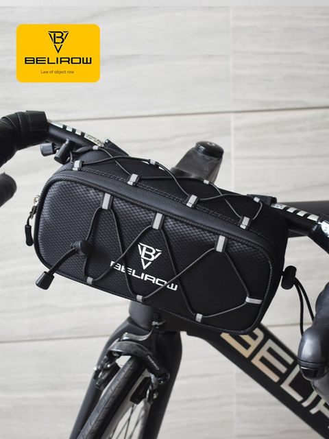Road bicycle bag front beam bag mountain bike front bag storage bag cycling equipment hanging bag upper pipe handlebar bag