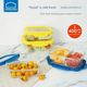 Lock Lock Heat-resistant Glass Fresh-keeping Box Lunch Box Microwave Box Special Bento Box Heatable Refrigerator Storage Sealed