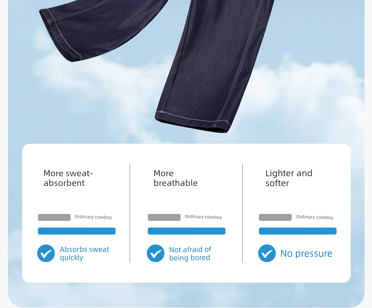 Zuoxi Children's Clothing Boys' Pants Summer Thin Children's Cool Tencel Jeans 2026 New Model Big Kids Anti-Mosquito Pants — 17