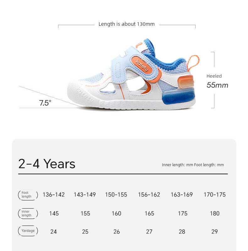 Carter Rabbit Children's Shoes 2026 New Model Baby Summer K-Shield Toddler Shoes Boys' Functional Shoes Girls' Non-Slip Sandals — 19