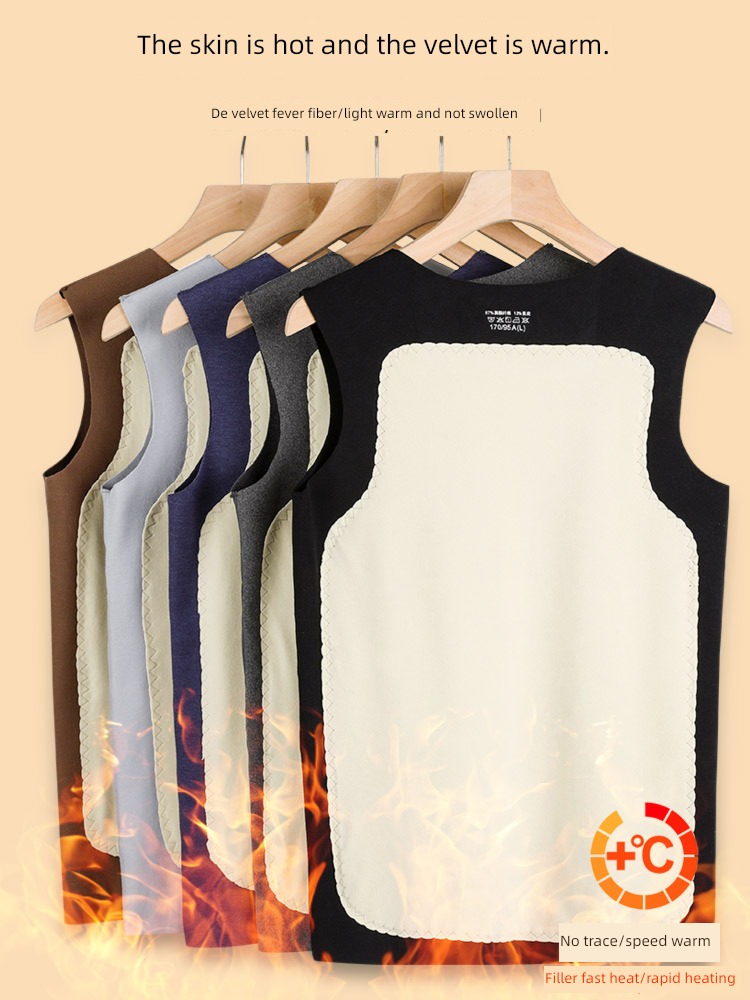 winter Derong Interpenetrating fever Lay a foundation keep warm vest