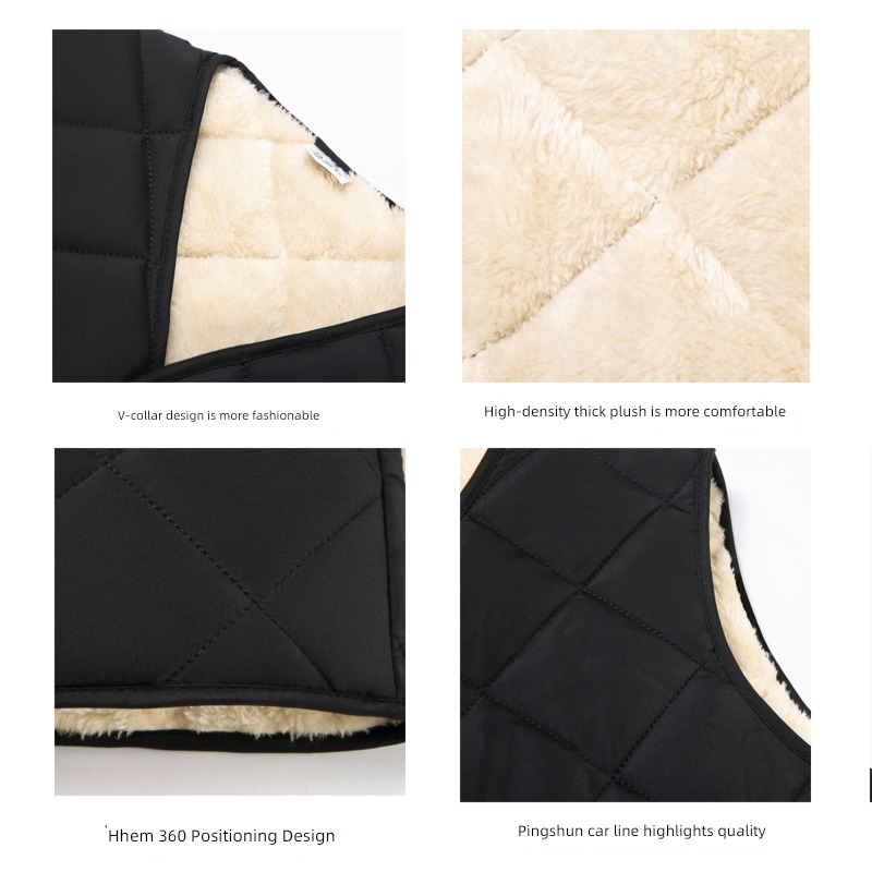 thickening Autumn and winter keep warm Down cotton Self-cultivation Sleeveless Vest