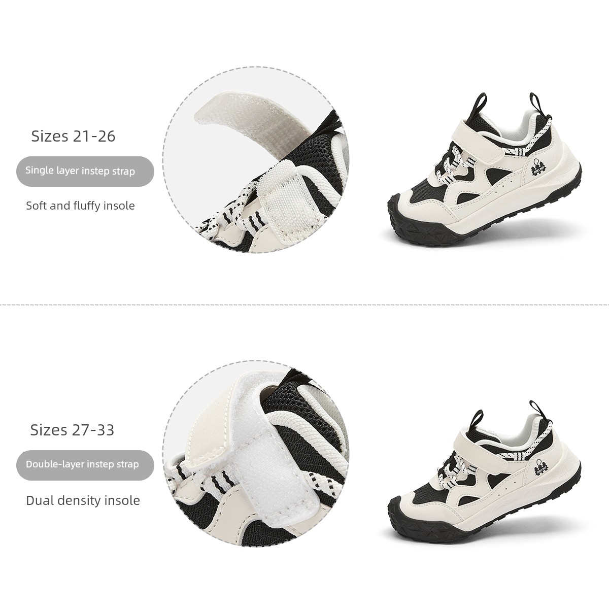 Balabala Kidsren's Shoes Kidsren's Sports Shoes Baby Boys and Girls Shoes 26 Autum Non-Slip Outdoor Stable Running Shoes — 8