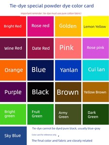Magic Color Butterfly Tie-Dye DIY Material Kit Art Dye Cold Water No-Boil Set Natural Pigment Coloring Agent Color Fixer