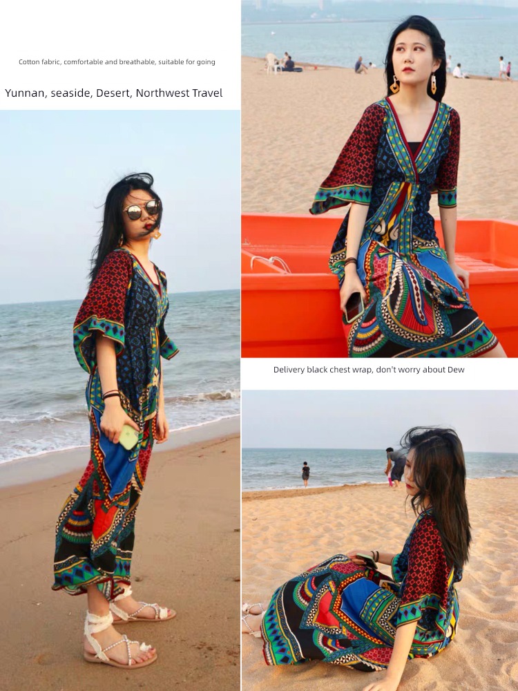 Xishuangbanna Lijiang Yunnan ethnic style Dress
