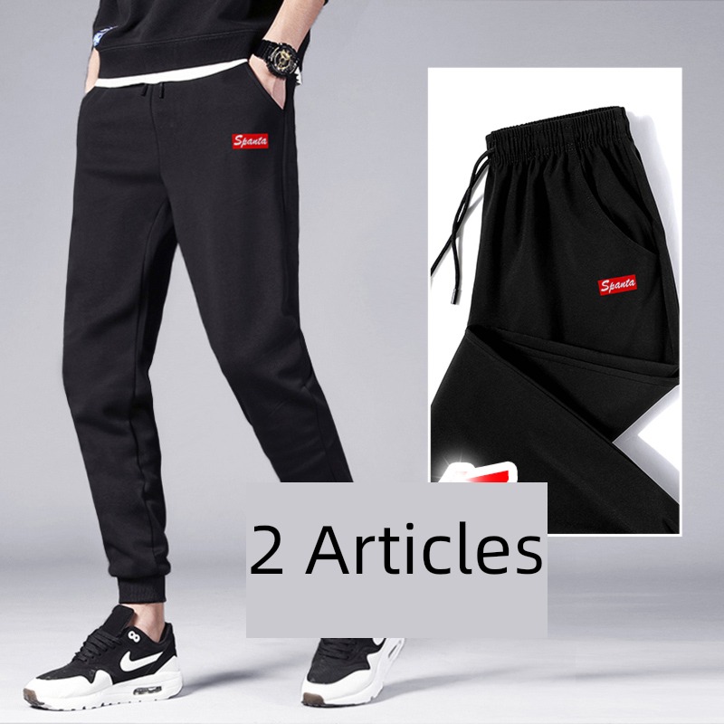 sweatpants  Spring and summer Korean version Self-cultivation trend printing trousers