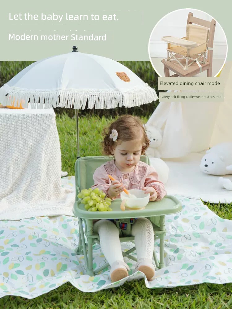 兒童野餐椅戶外沙灘椅寶寶餐桌椅 便攜折疊拍照學坐椅 (6.8折)