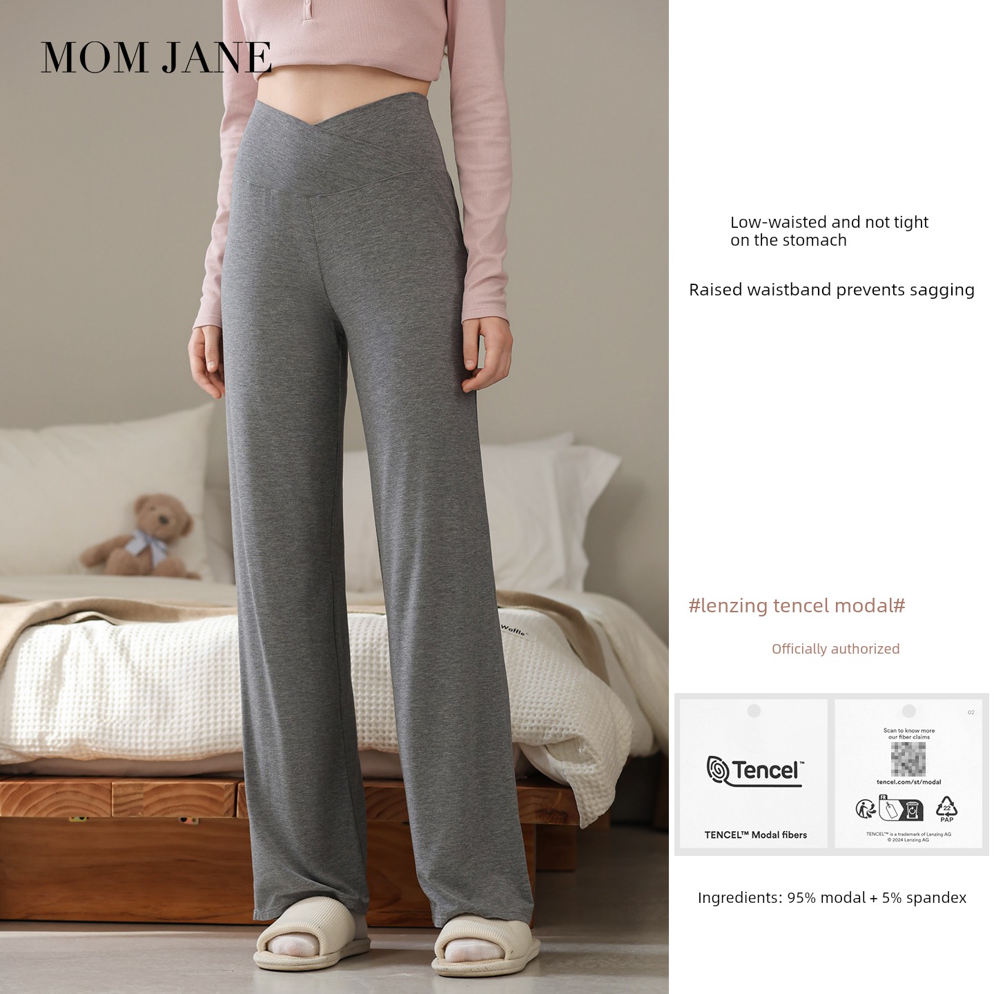 Momjane Belly Autumn Winter Spring Summer Maternity Pajamas — 3