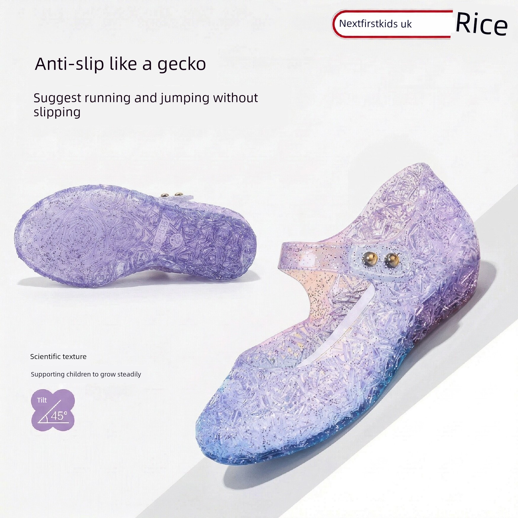 Girls' Crystal Jelly Sandals 2025 New Summer Style for Children, Stylish Plastic Princess Shoes for Little Girls, Non-Slip — 3