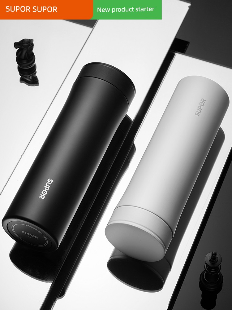 Supor Men's 316L Stainless Steel Warm-Keeping Water Cup