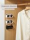Glasses storage box without punching wall hanging on the bedside anti-pressure wall myopia glasses sunglasses display stand