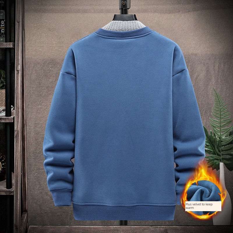 winter Half high collar student easy keep warm Plush Sweater