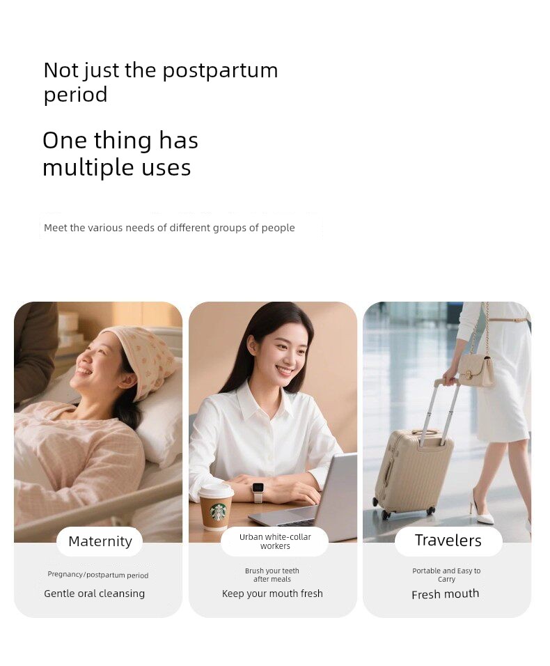 October Crystal Gauze Postpartum Toothbrush Disposable Maternity Supplies for Pregnant Women Postpartum Toothbrush Maternity Supplies 30 Pieces — 11