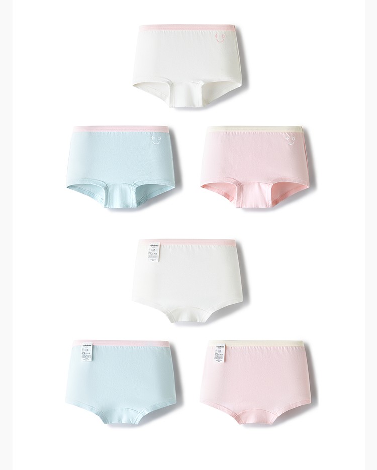 Balabala Children's Underwear, All-Cotton, Class A, Girls' Boxer Shorts, Toddler and Big Kids' Four-Corner Briefs, Baby-Friendly, Non-Binding — 29